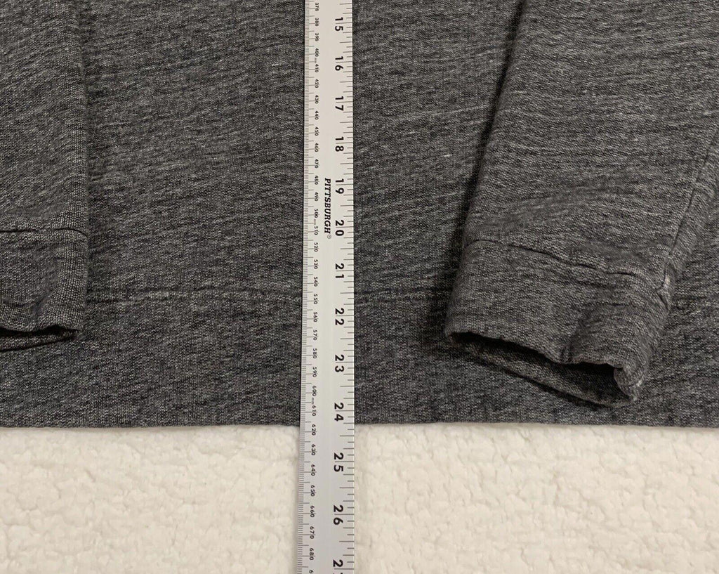Sudadera con capucha J Crew para mujer, talla M, color negro y gris carbón.
