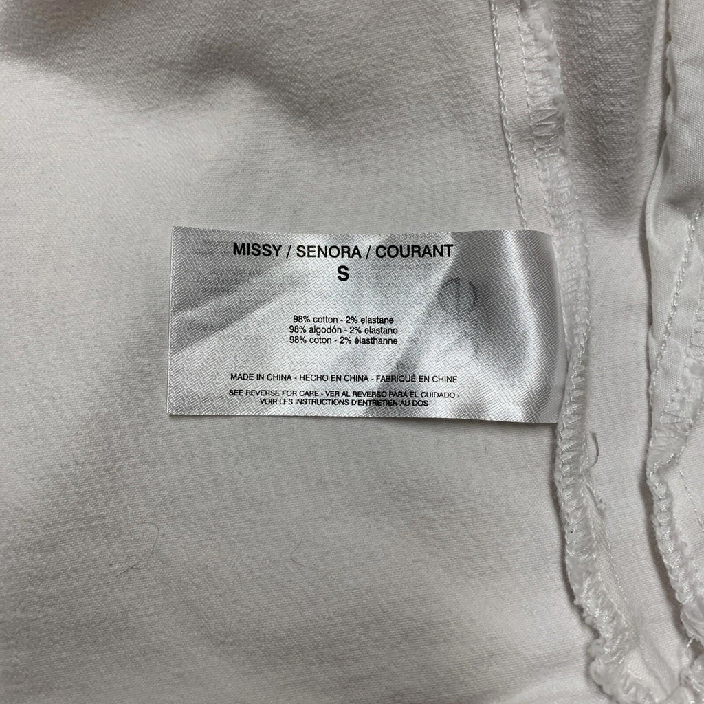 Chaqueta vaquera Sarah blanca pequeña con botones para mujer de Nine West Jeans