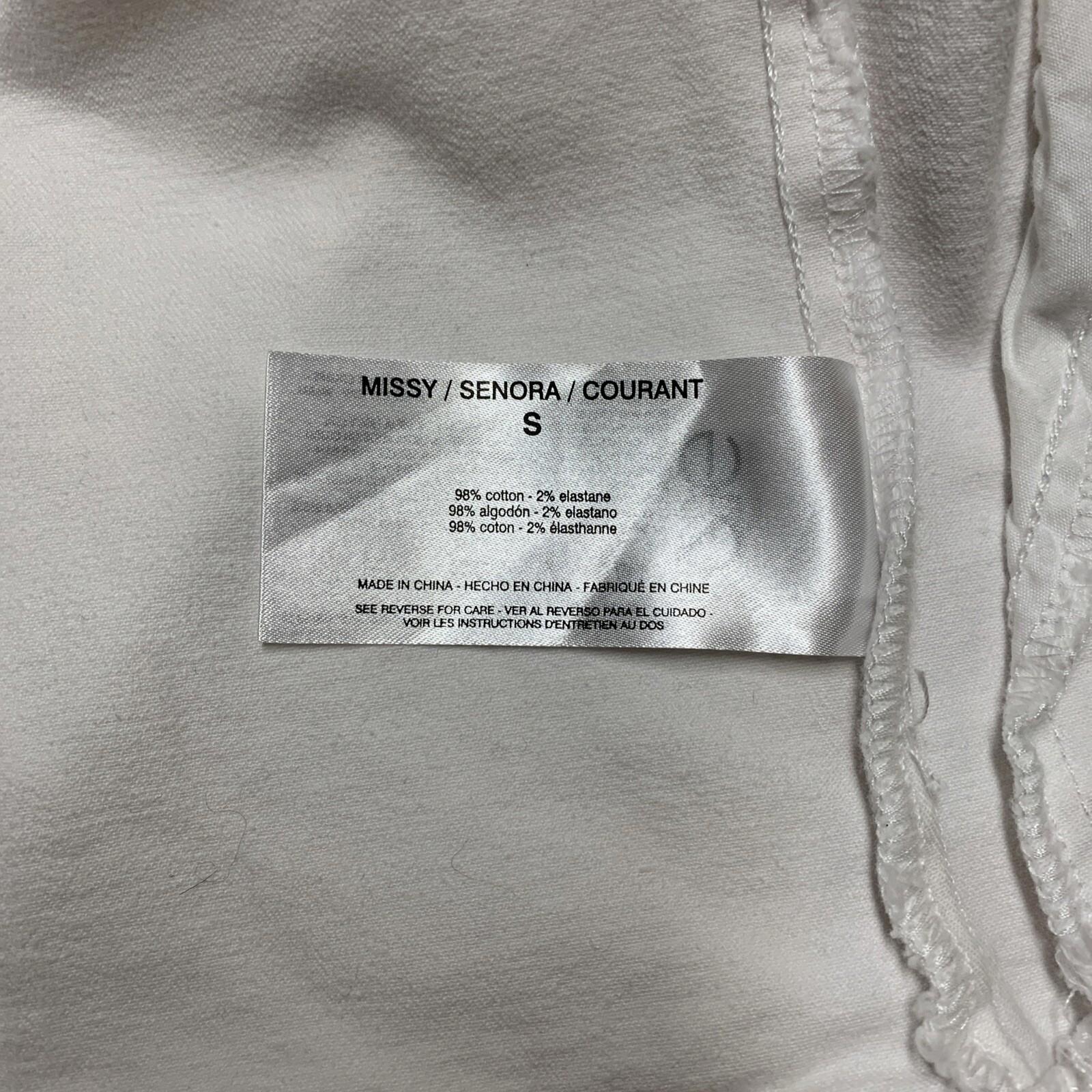 Chaqueta vaquera Sarah blanca pequeña con botones para mujer de Nine West Jeans