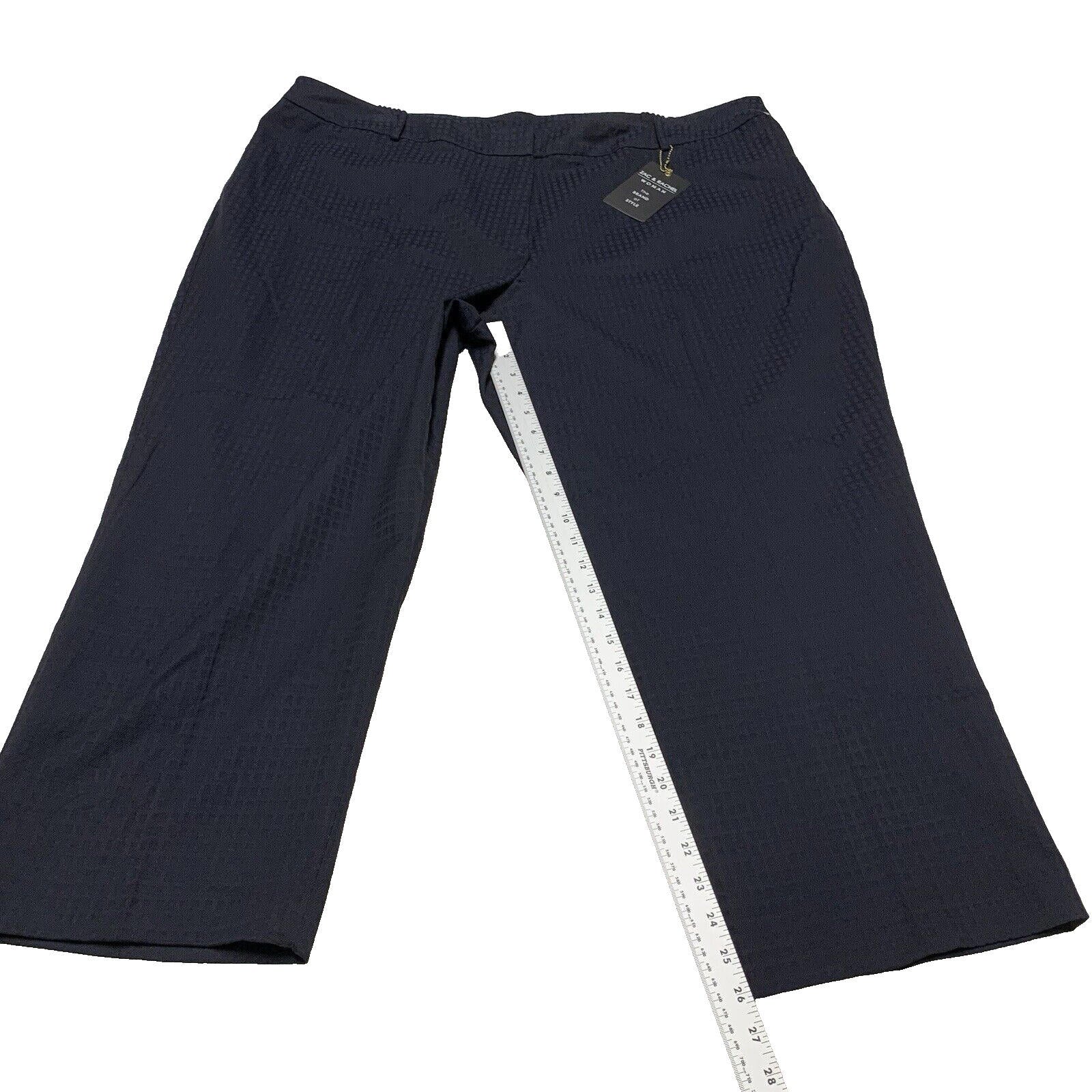 Zac & Rachel Square Pants Women’s 24W Trousers Slim Ankle Length Relaxed Chino