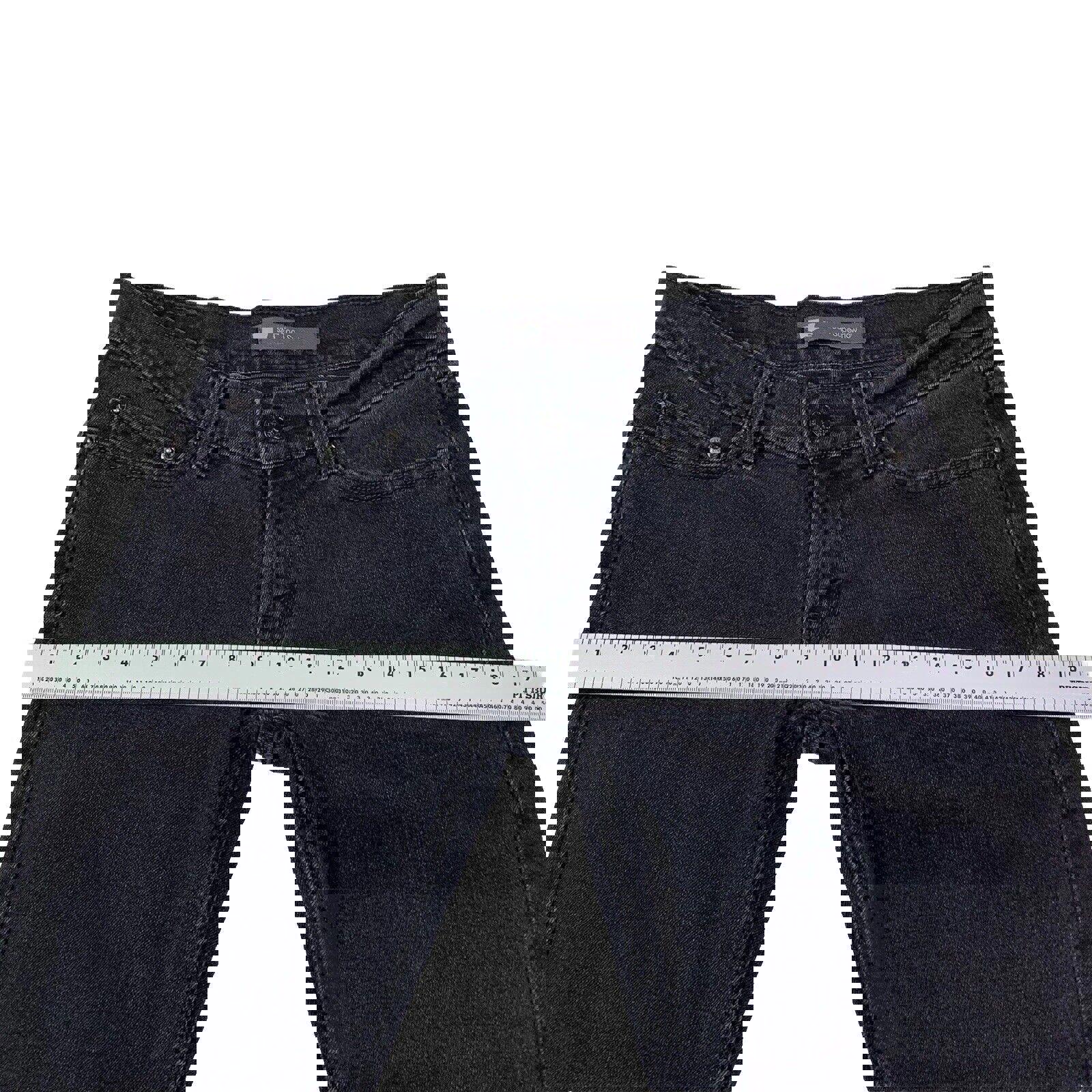 Vaqueros Levi's 524 para niñas, talla 5, negros, ajustados y elásticos.