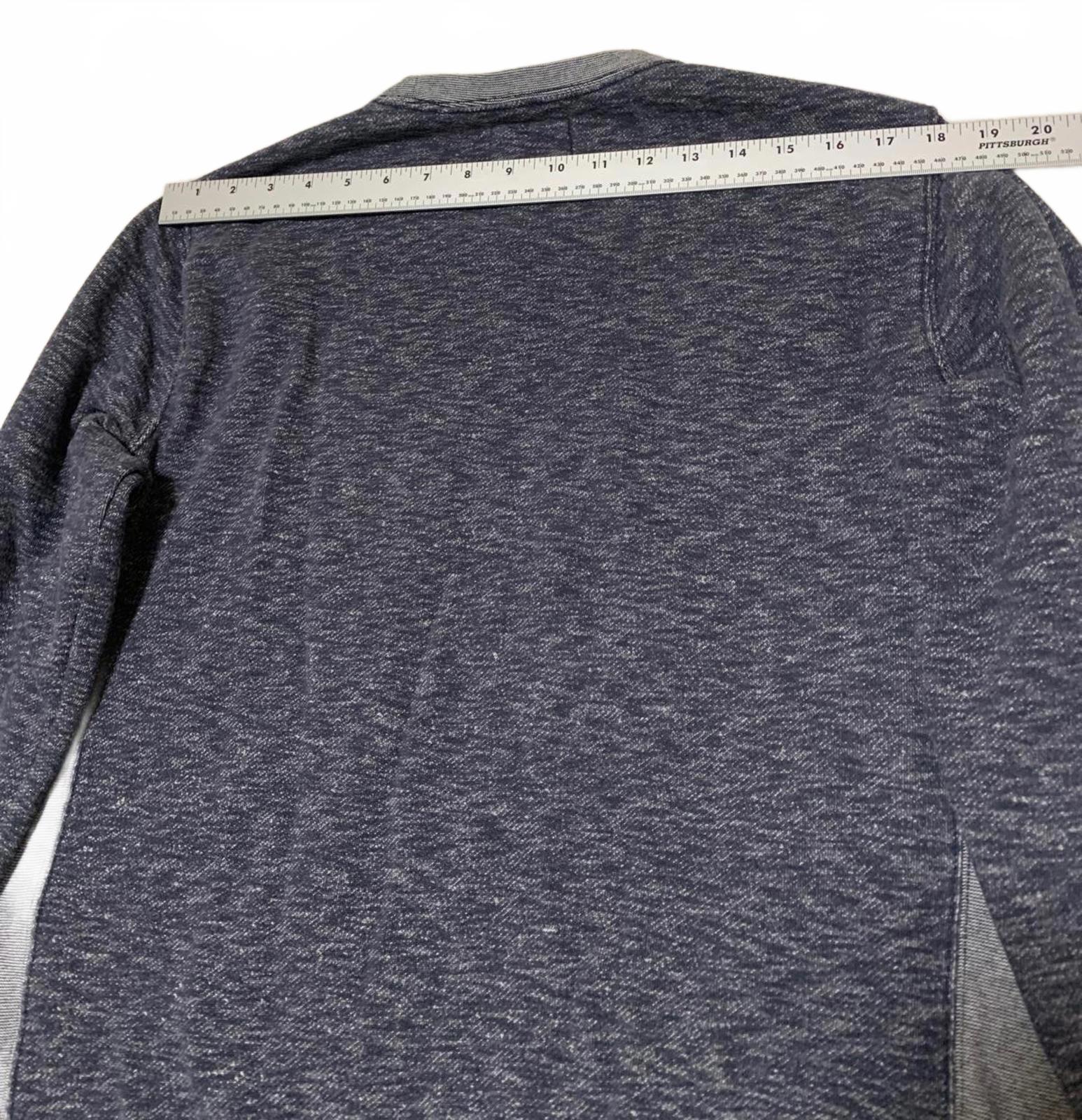 Sudadera de cuello redondo en gris oscuro y claro, talla grande, para hombre de GAP