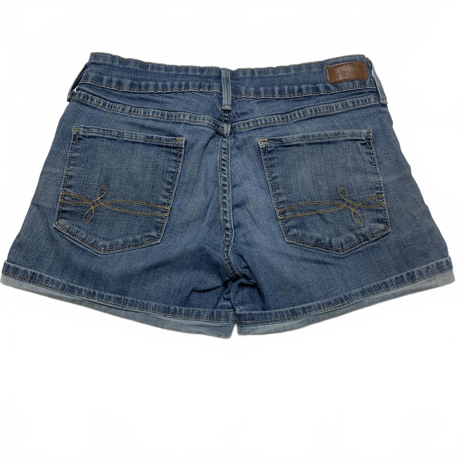 Shorts vaqueros modernos elásticos azules Denizen de Levi's para mujer, talla 4, W28