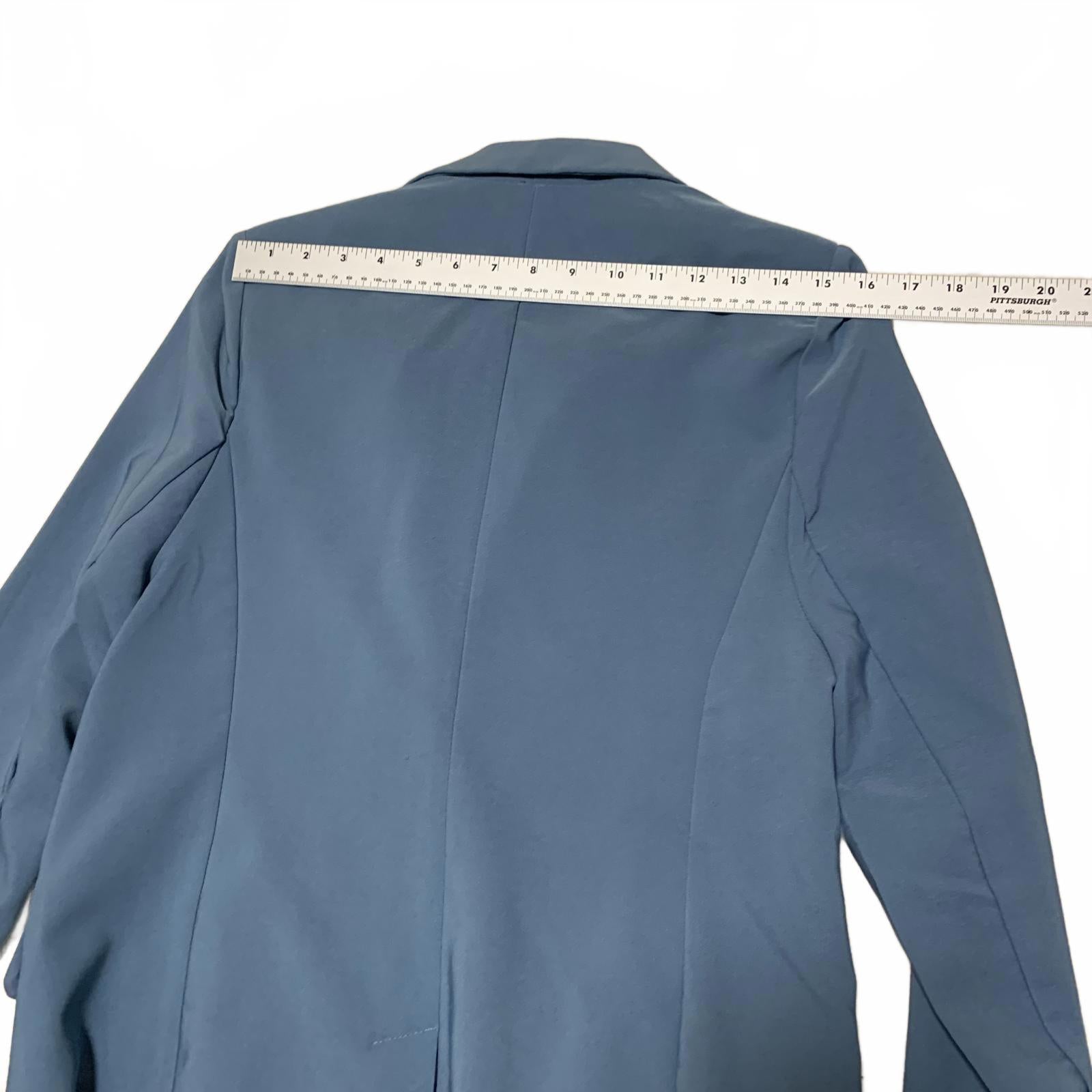 Chaqueta estilo casual azul tipo blazer para mujer, talla M, como un ángel