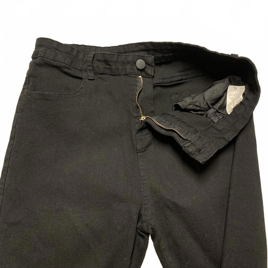 Vaqueros negros ajustados y elegantes sin marca XL W29x27.5L