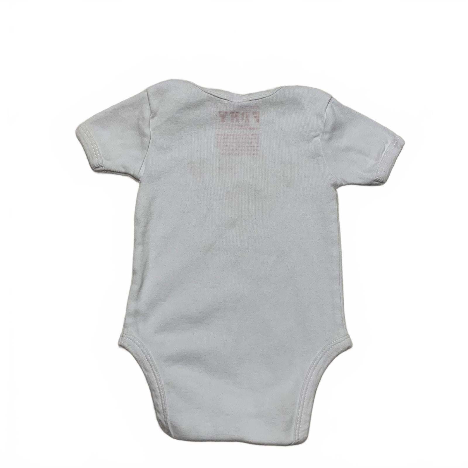 Camiseta oficial con licencia del Departamento de Bomberos de Nueva York, talla 6-9 meses, color blanco y rojo, para bebé.