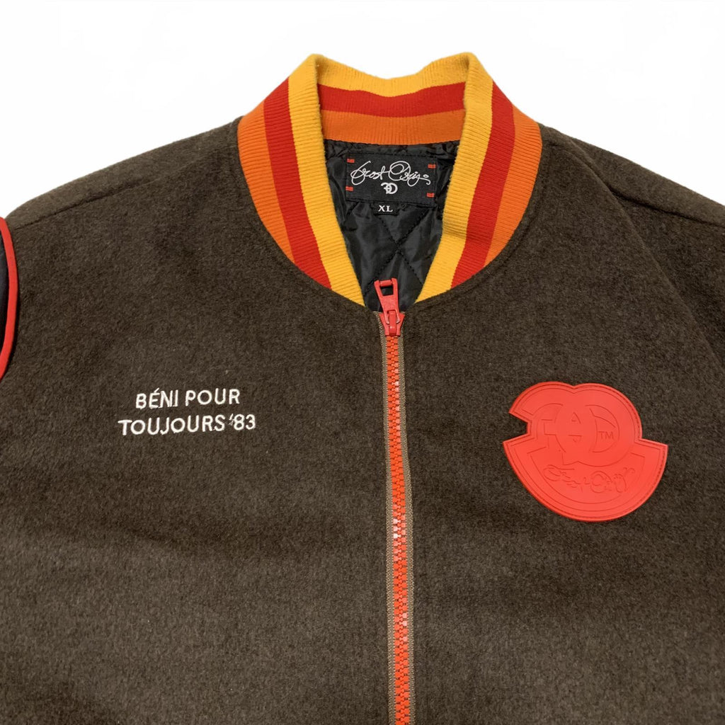 Chaqueta Frost Originals para hombre, talla XL, My Cup Overunneth Graphic Varsity