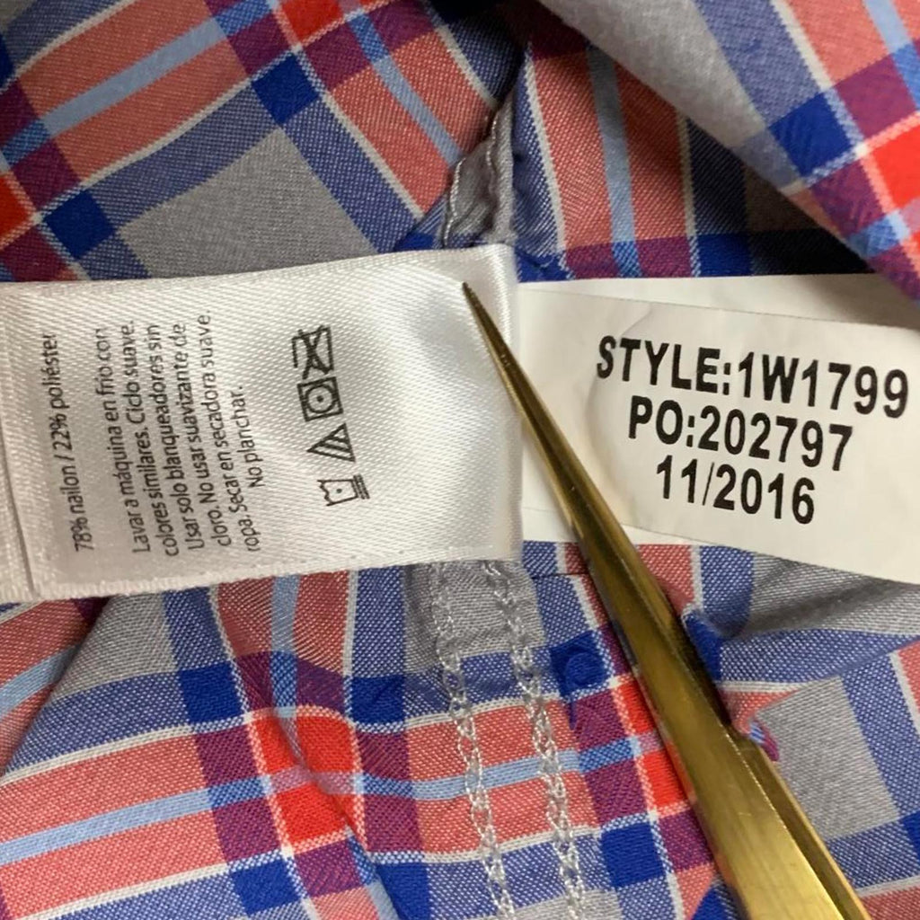 Camisa clásica con botones Murray de cuadros rojos para hombre, talla XXL, de Vineyard Vines