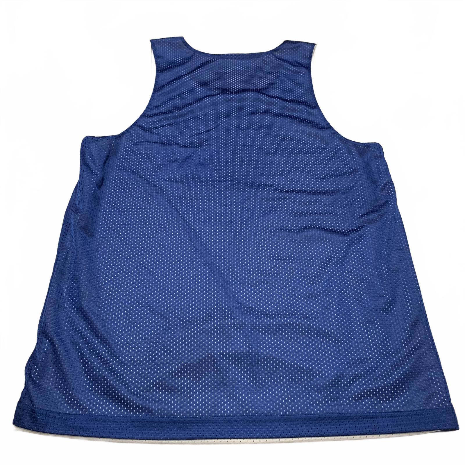 Camiseta de baloncesto unisex Sport-Tek, talla L, azul y blanca, reversible, de los Bronxville Hoops