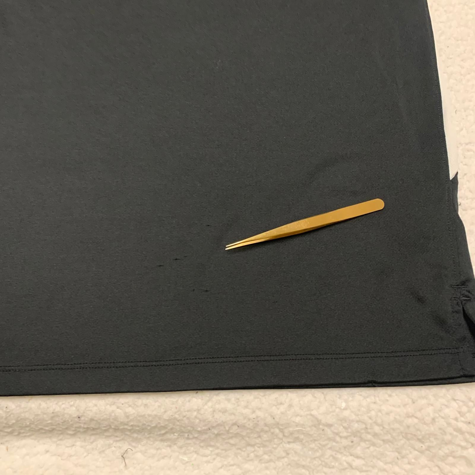 Polo de lacrosse Nike DRI-FIT para hombre, talla grande, color negro