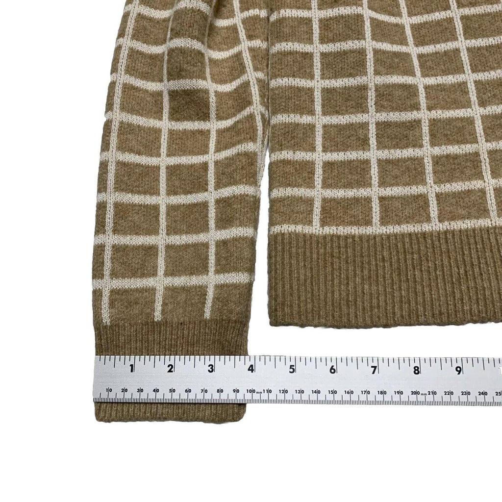 Chaqueta tipo suéter beige tostado grande para mujer de Ann Taylor