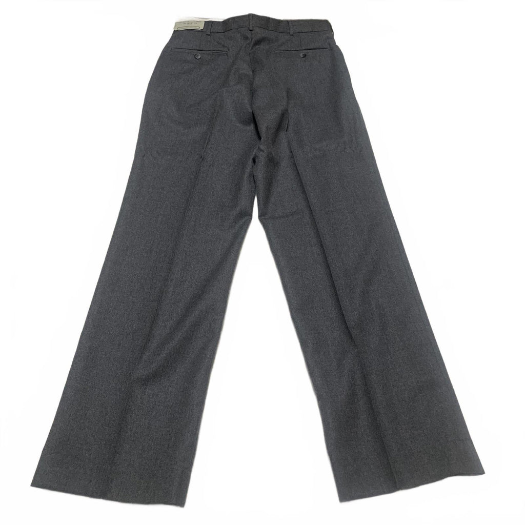 Pantalones de vestir de lana peinada 100 % color gris Geoffrey Beene para hombre, talla 34 x 32
