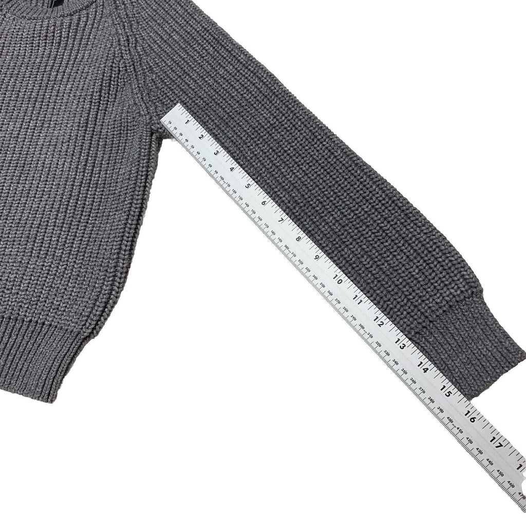 Suéter de punto ajustado Forever 21 para mujer, talla pequeña, gris
