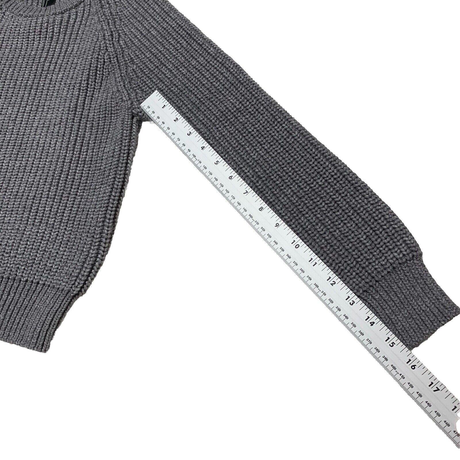 Suéter de punto ajustado Forever 21 para mujer, talla pequeña, gris