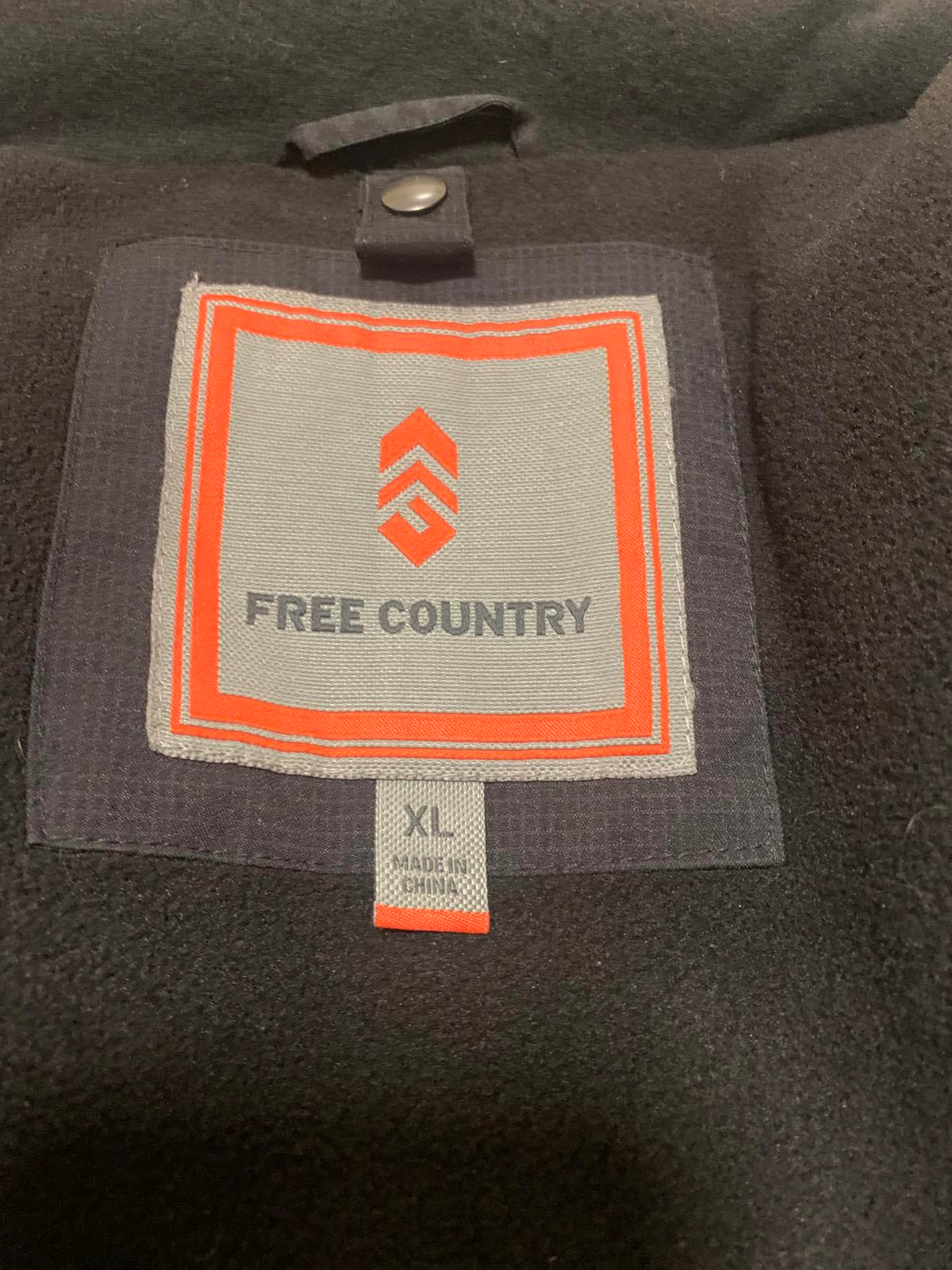 Chaqueta utilitaria negra con capucha para hombre, talla extragrande, cálida y duradera, de Free Country