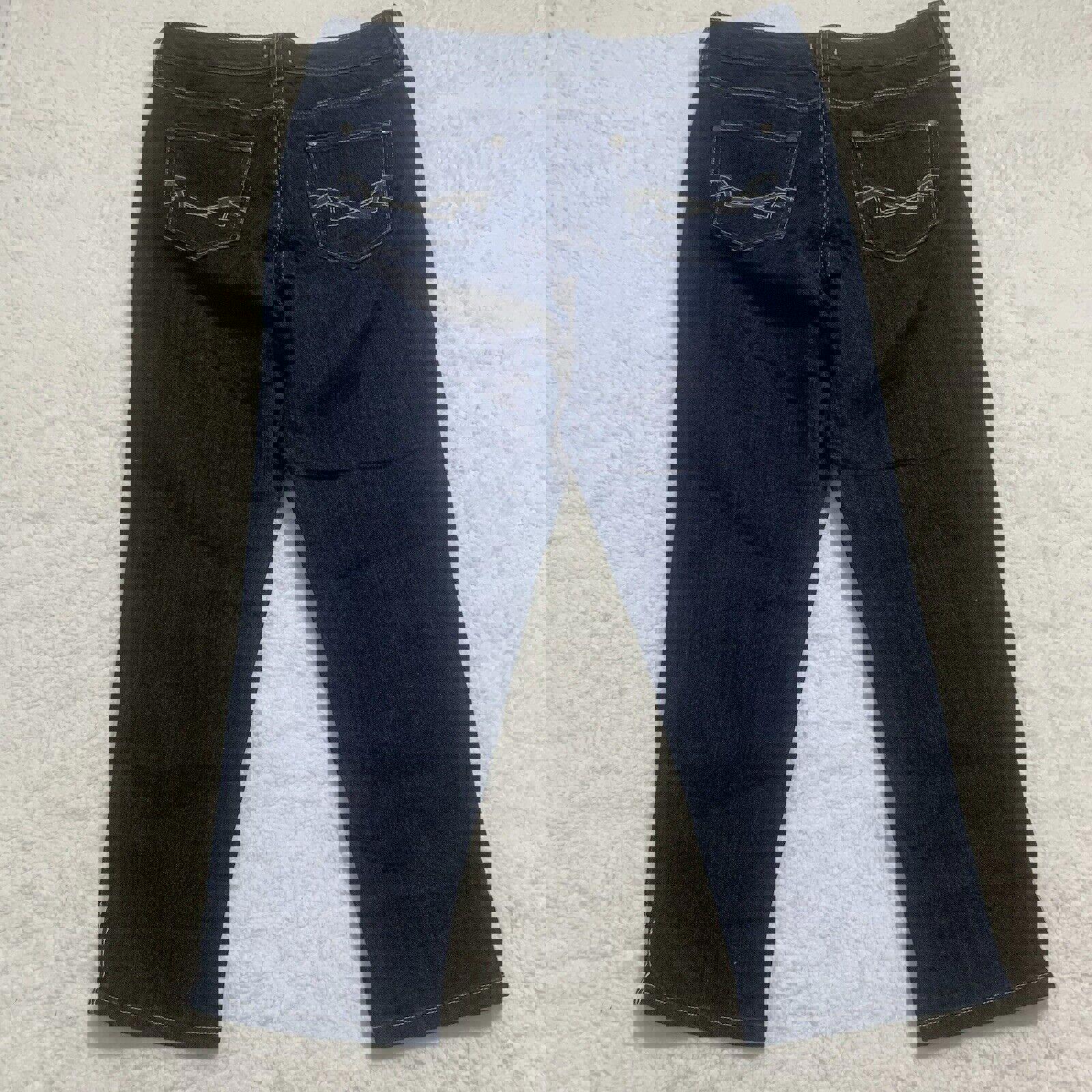 Vaqueros vintage Nine West America Boho para mujer, talla 14/32 oscura