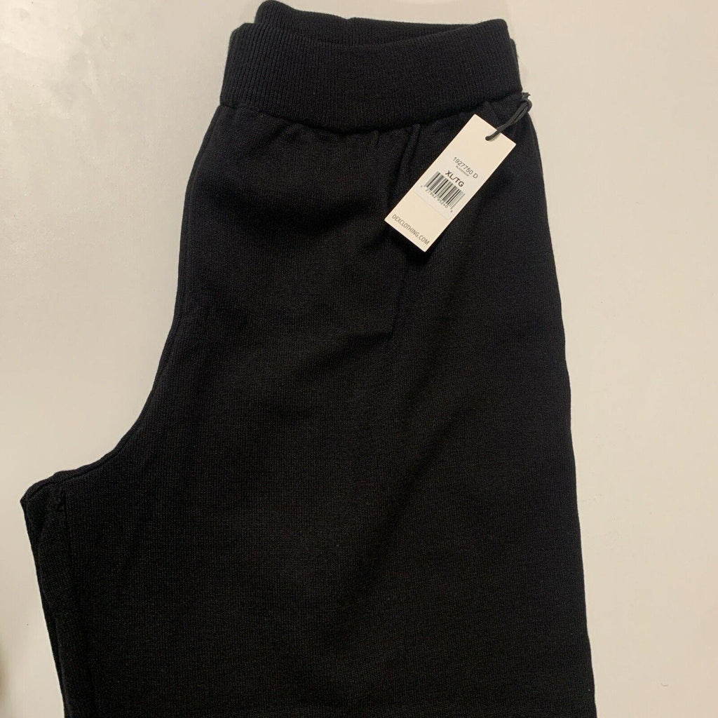 Pantalones cortos negros de pierna ancha estilo gaucho de Dex Clothing para mujer, talla extra grande