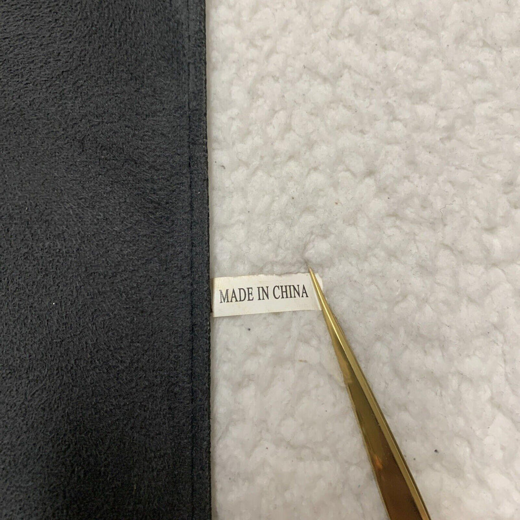 Bolso tote de piel vegana suave con diseño granulado de rayas grises y negras para mujer de Vince Camuto