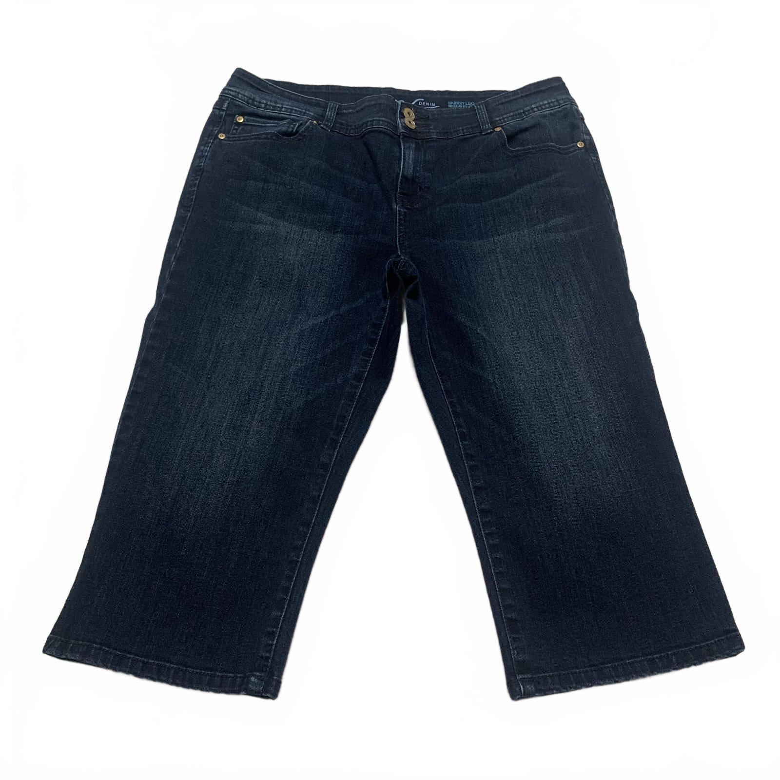 Vaqueros de mujer INC International Concepts, talla 12, corte ajustado, ancho 34 x largo 17