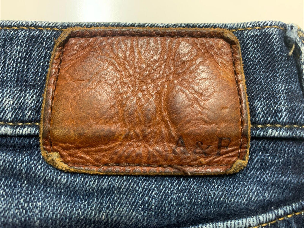Vaqueros Abercrombie and Fitch W29 L30 Azul Super Slim Stretch