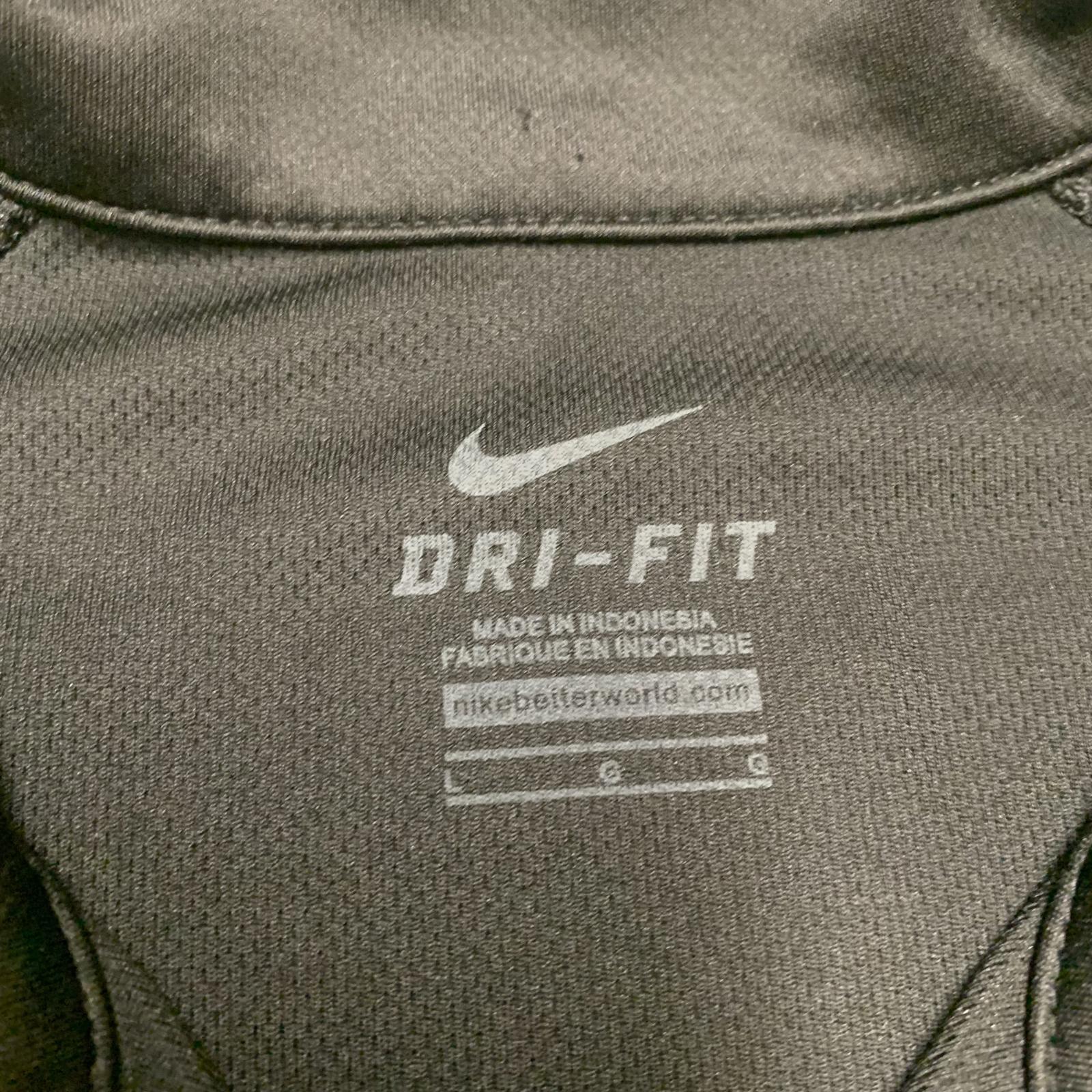 Polo de lacrosse Nike DRI-FIT para hombre, talla grande, color negro