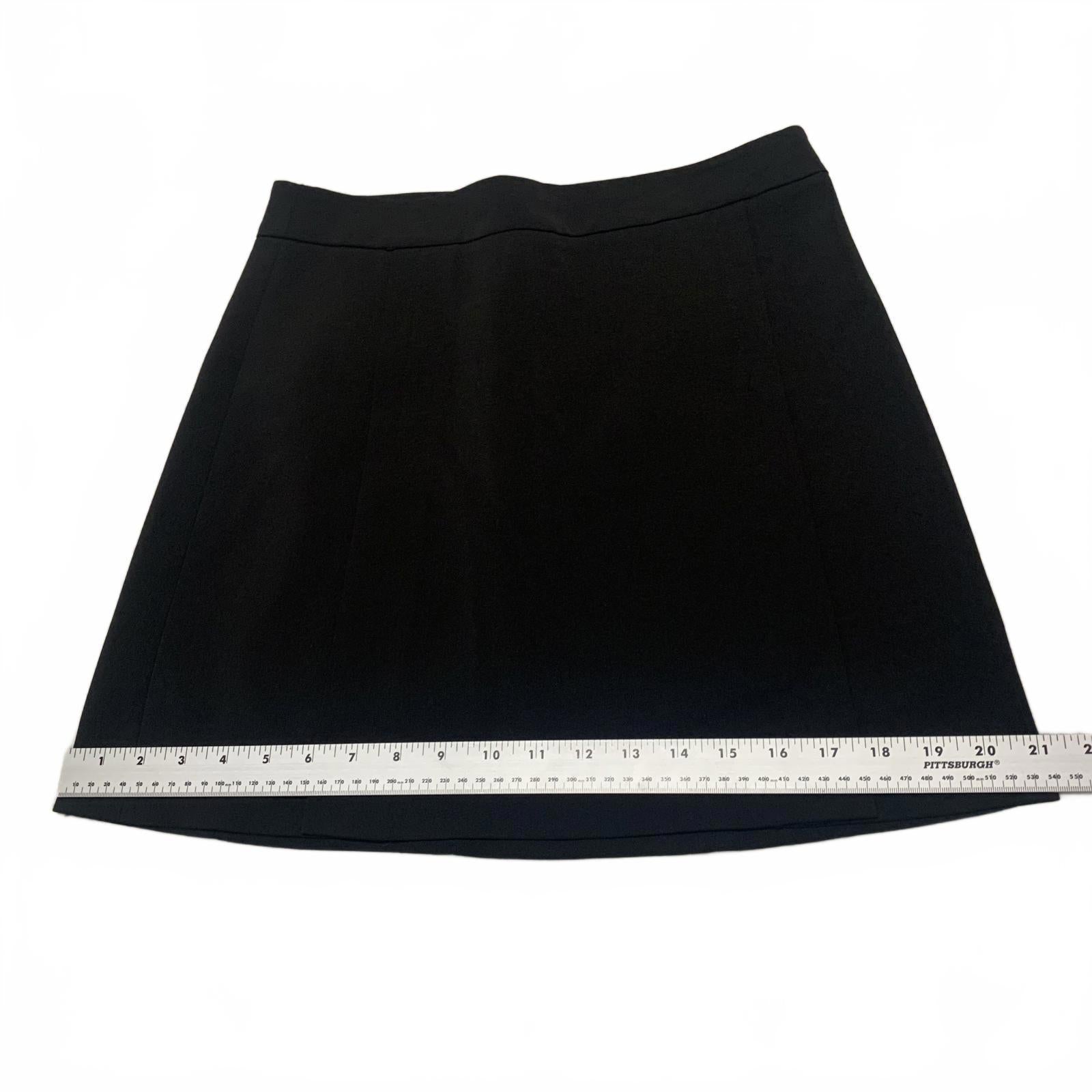 Minifalda negra de corte A para mujer de On &amp; On, talla 2