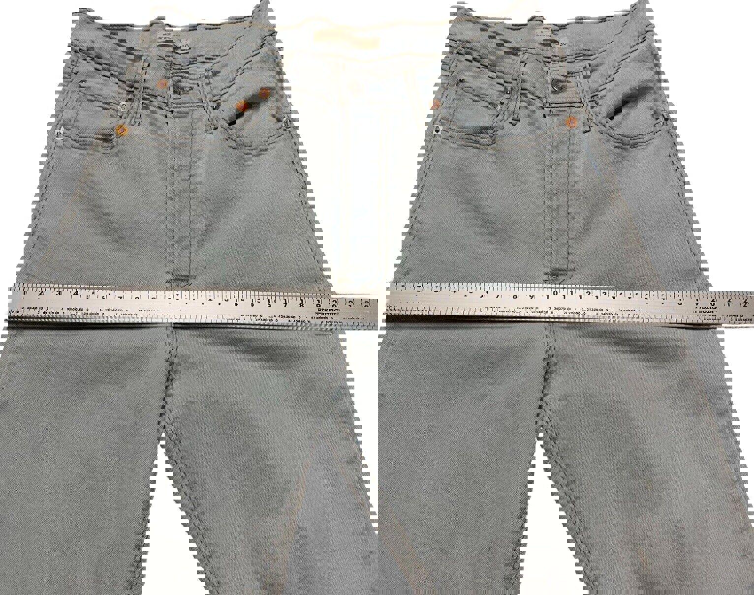 Vaqueros Levi's para mujer, corte cónico azul claro, 30 x 27, con caja torácica