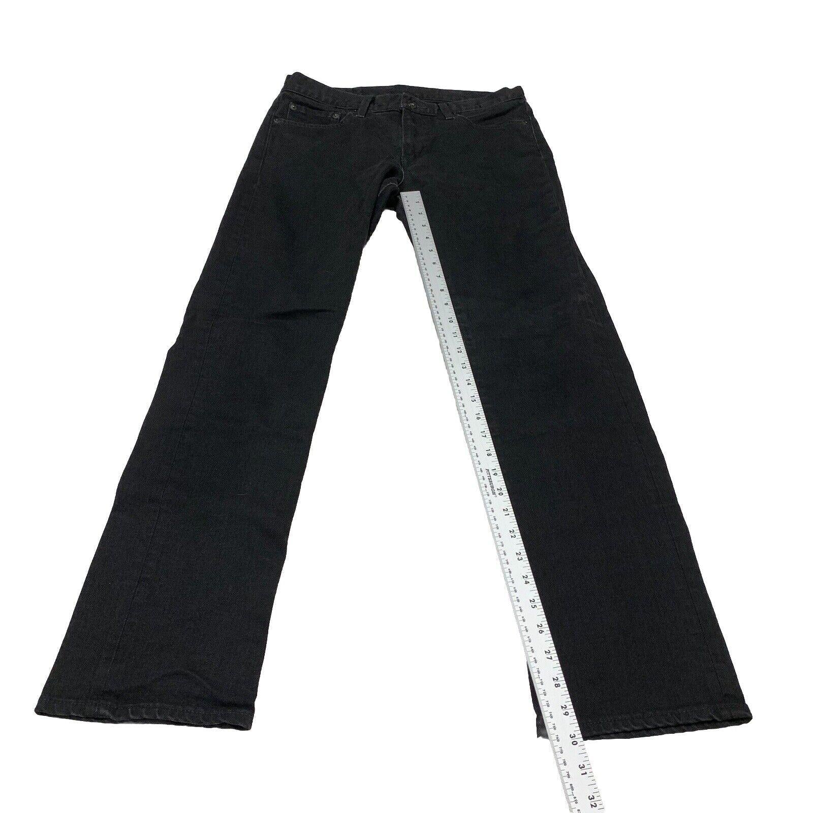 Vaqueros negros ajustados y rectos UNIQLO para niña, talla 5, de Japón