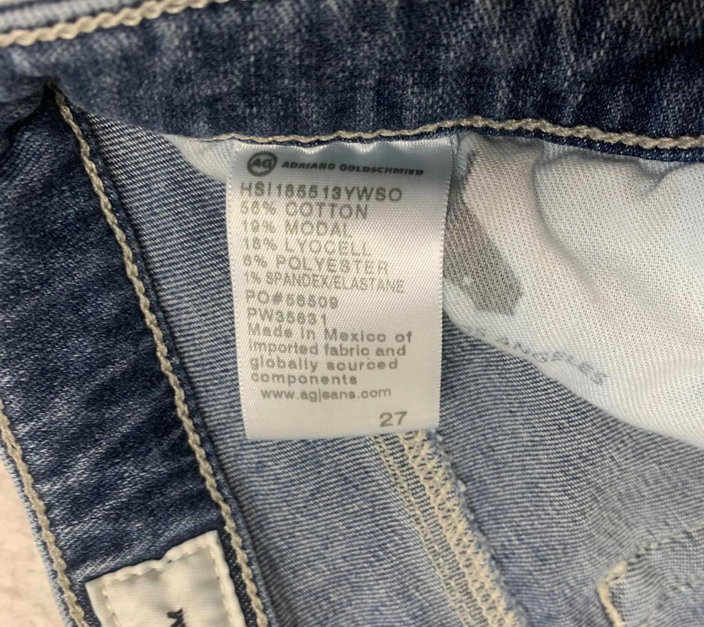 Vaqueros tobilleros Prima AG-ED Denim para mujer, talla 27, color azul, 26 x 27,5