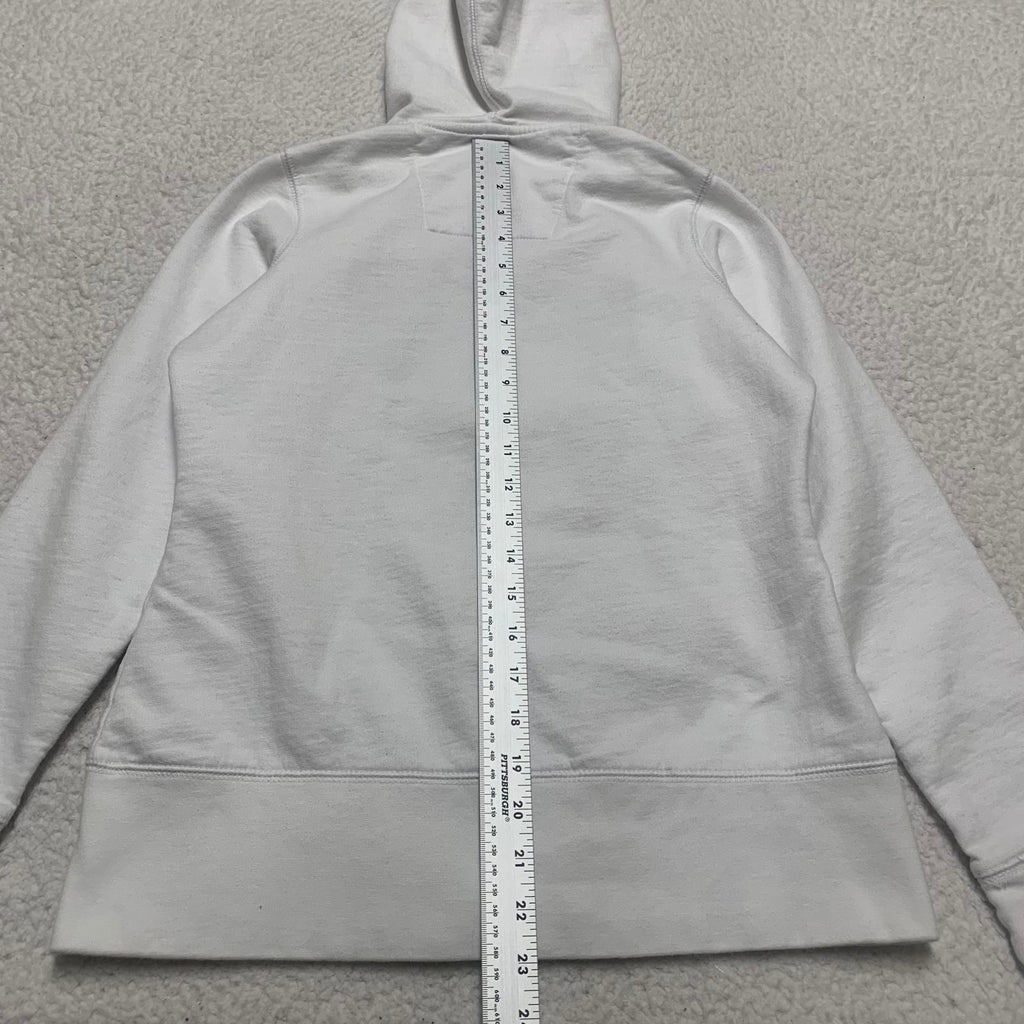 Sudadera con capucha y cremallera de los Buffalo Bills para mujer, color blanco, talla pequeña, de Antigua