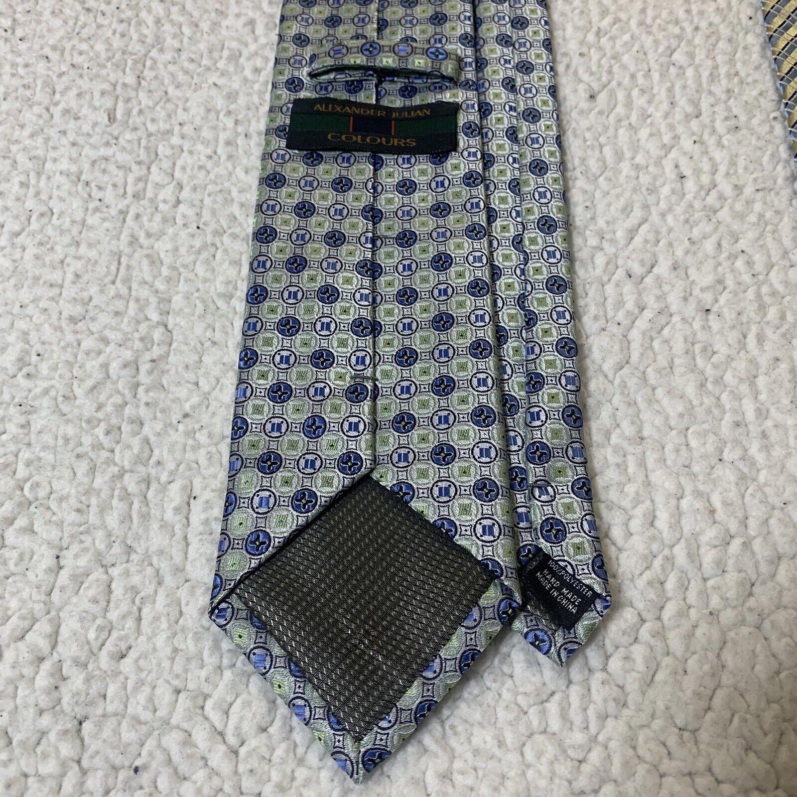 Corbatas para hombre Alexander Julian Multicolor Lote de 2