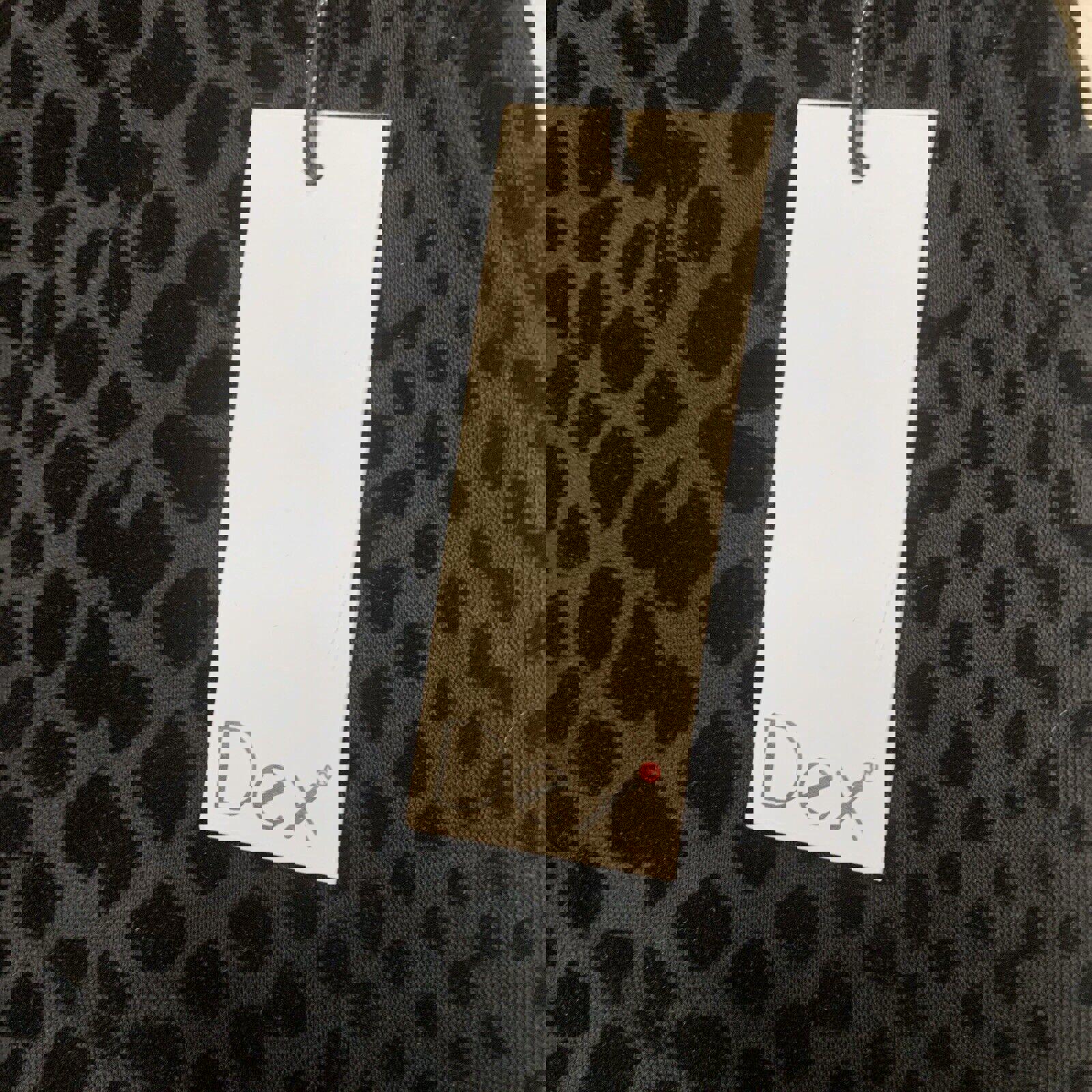 Leggings negros de talla extragrande para mujer de Dex Clothing, pantalones deportivos con estampado de serpiente y terciopelo