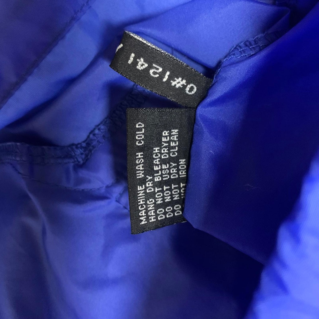 Chaqueta impermeable plegable Tri Mountain para hombre, color azul, talla L