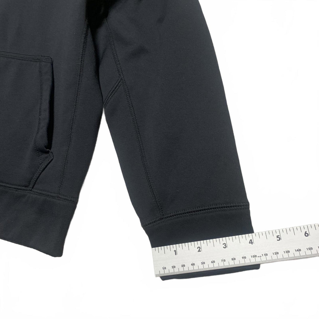 Sudadera con capucha Nike Therma-FIT unisex para niños, talla mediana, color negro