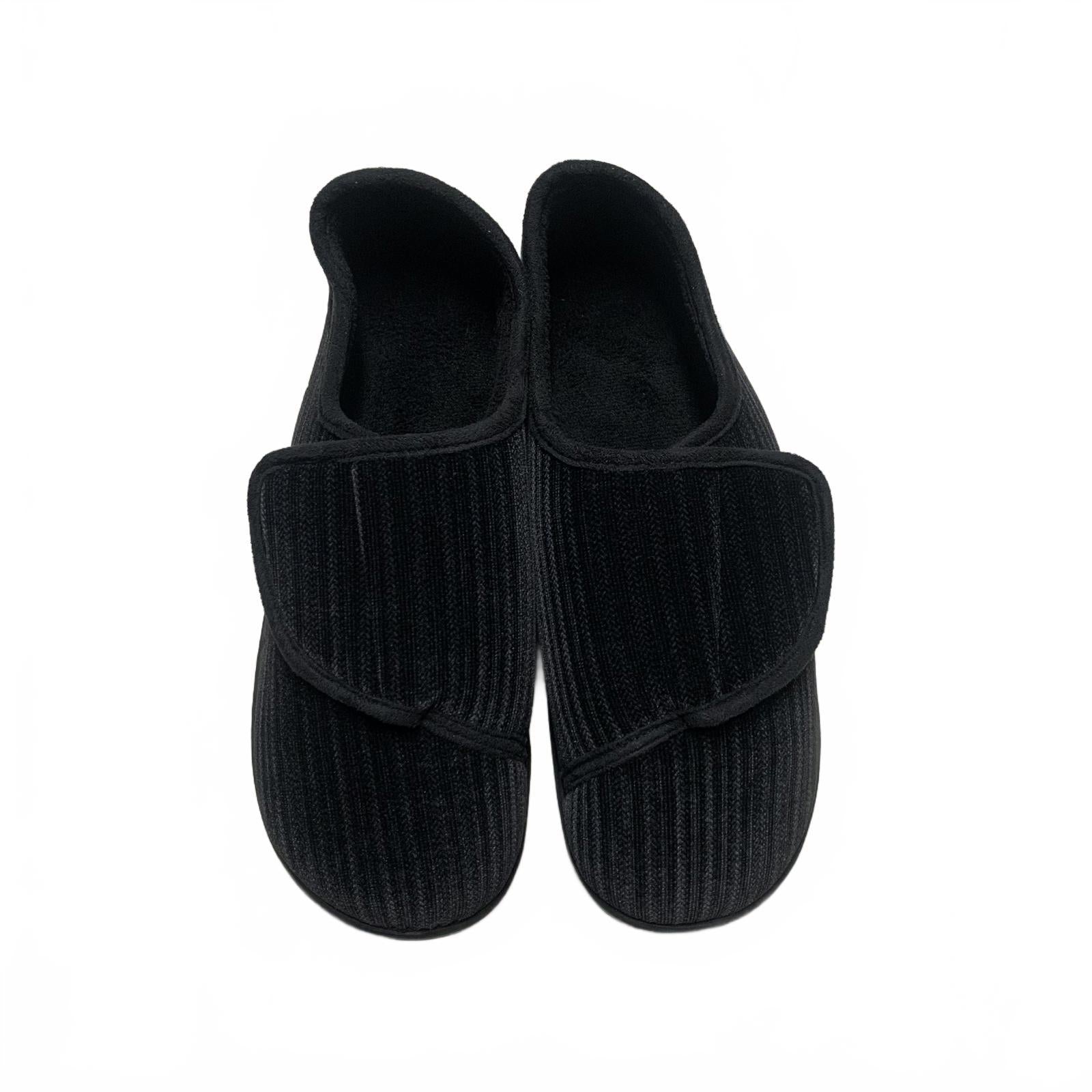 Zapatillas unisex negras de talla 9 sin marca, calzado con soporte