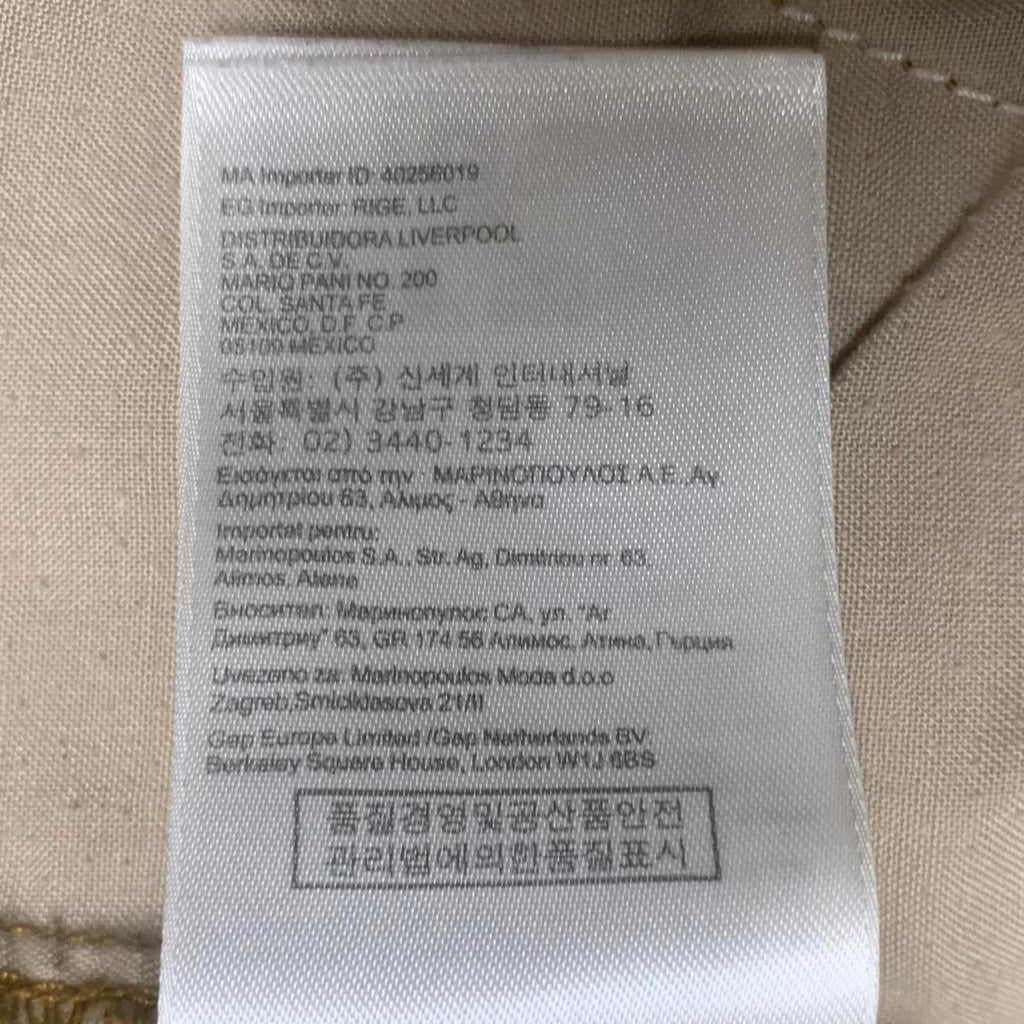 Pantalones cortos cargo Gap para hombre, talla 32, amarillos, informales, cómodos, W33, dorados