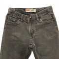 Levi's 511 Kids Size 7 Reg Gray Black Slim Fit Soft Knit Jeans W 21 x 20L Actual