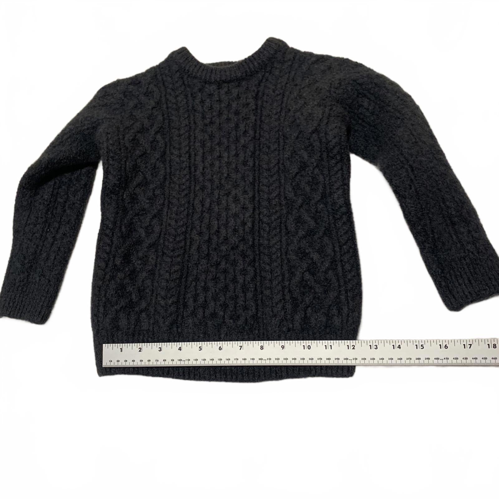 Suéter de punto grisáceo para niño, talla S, de Irelandseye, fabricado en lana tradicional irlandesa