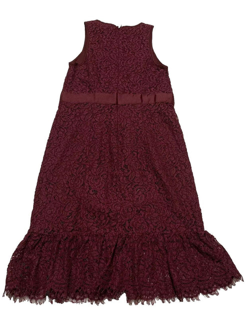 Banana Republic Juniors Size 00P Petite Burgundy Lace Empire Waist Sheath Dress