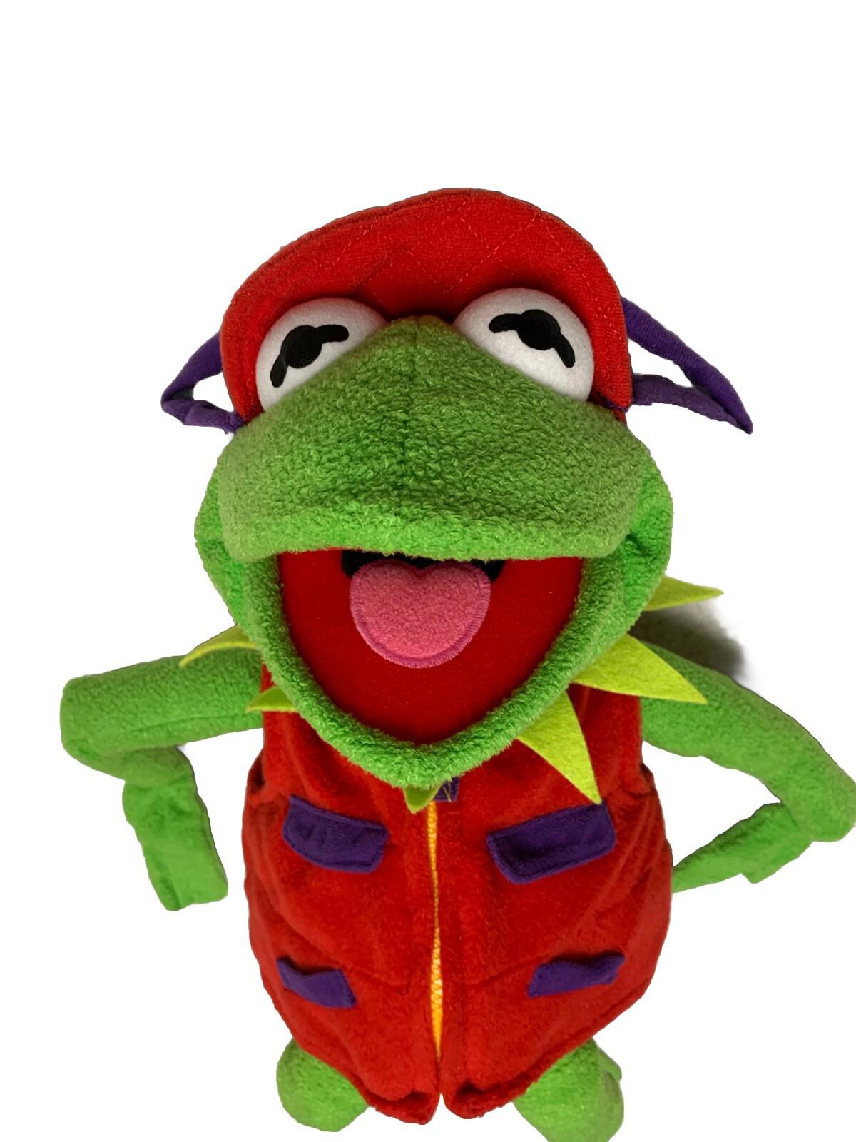 Peluche de rana fotógrafa de la Rana Gustavo de los Muppets de Macy's, 26 pulgadas, sin cámara