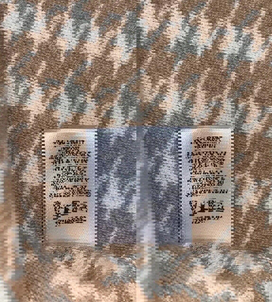 Vestido tubo Hope &amp; Henry para niñas, talla 10, color beige marfil con pata de gallo y lazo hasta la rodilla