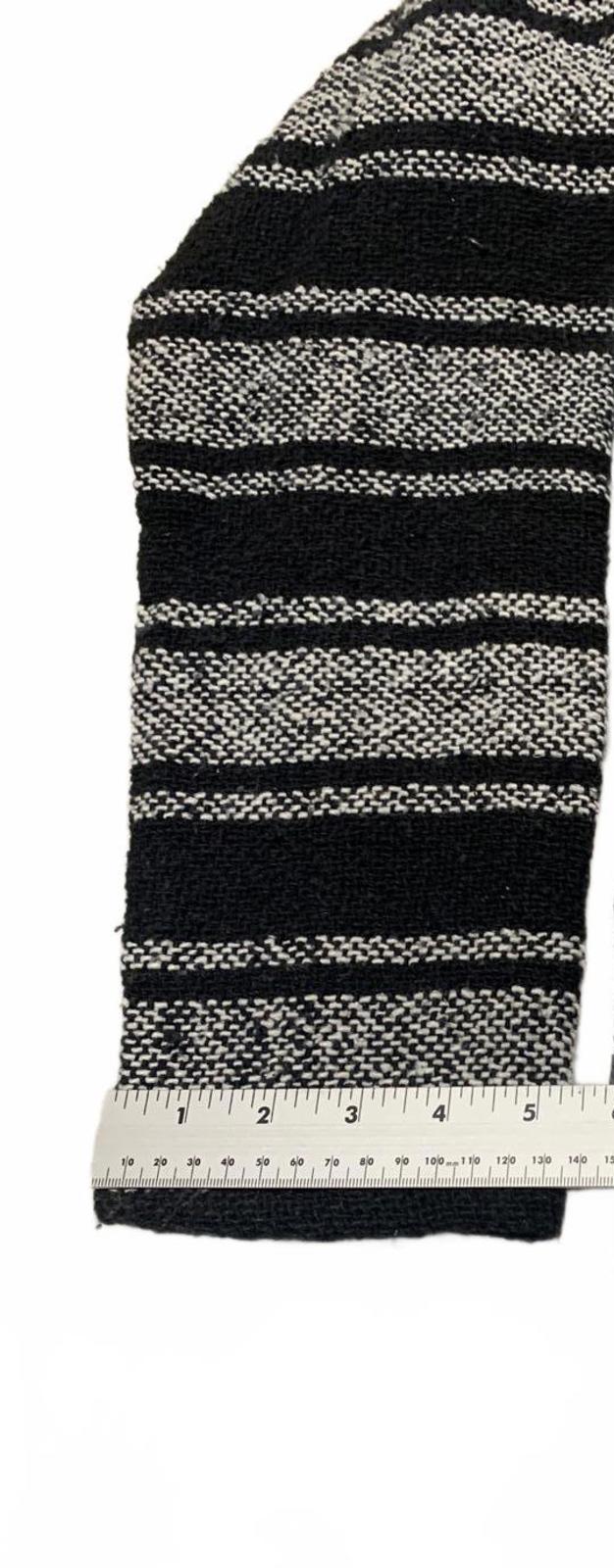 La Montaña Especial Sudadera con capucha a rayas blancas y negras talla XL para hombre, México