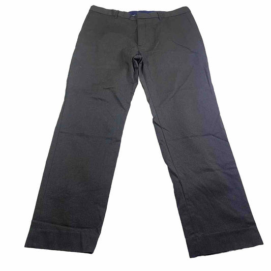 Banana Republic Pant Cotton Gray Charcoal Sz 34/30 Non-Iron
