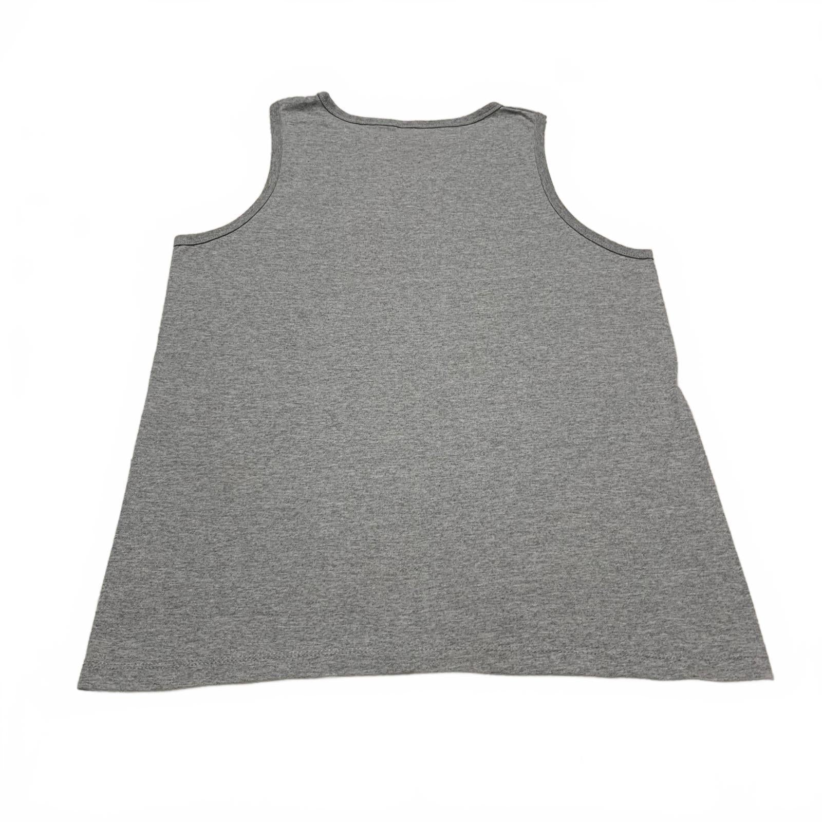 Camiseta sin mangas con gráfico Brooklyn gris, talla grande, para hombre de American Rag