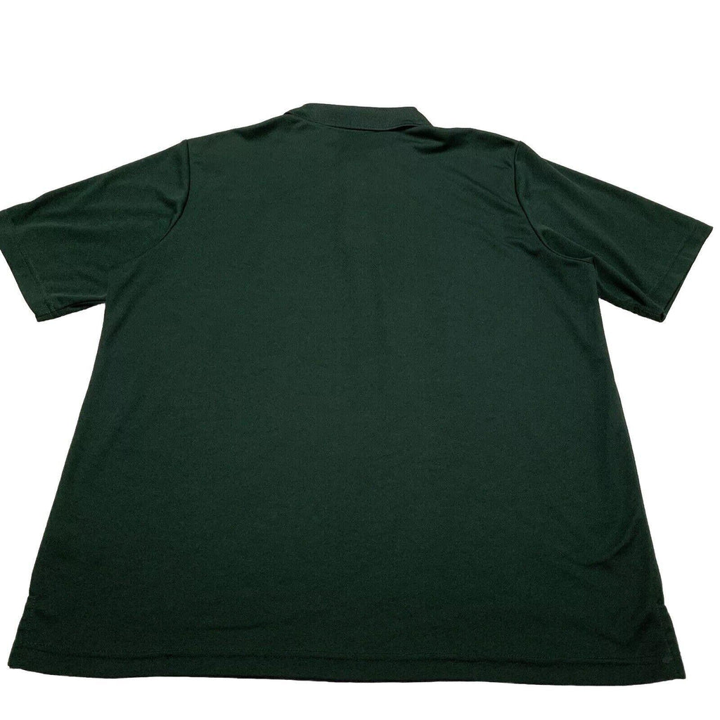 Polo Core 365 Dri-Fit verde para hombre, talla grande, absorbente de humedad y antimicrobiano