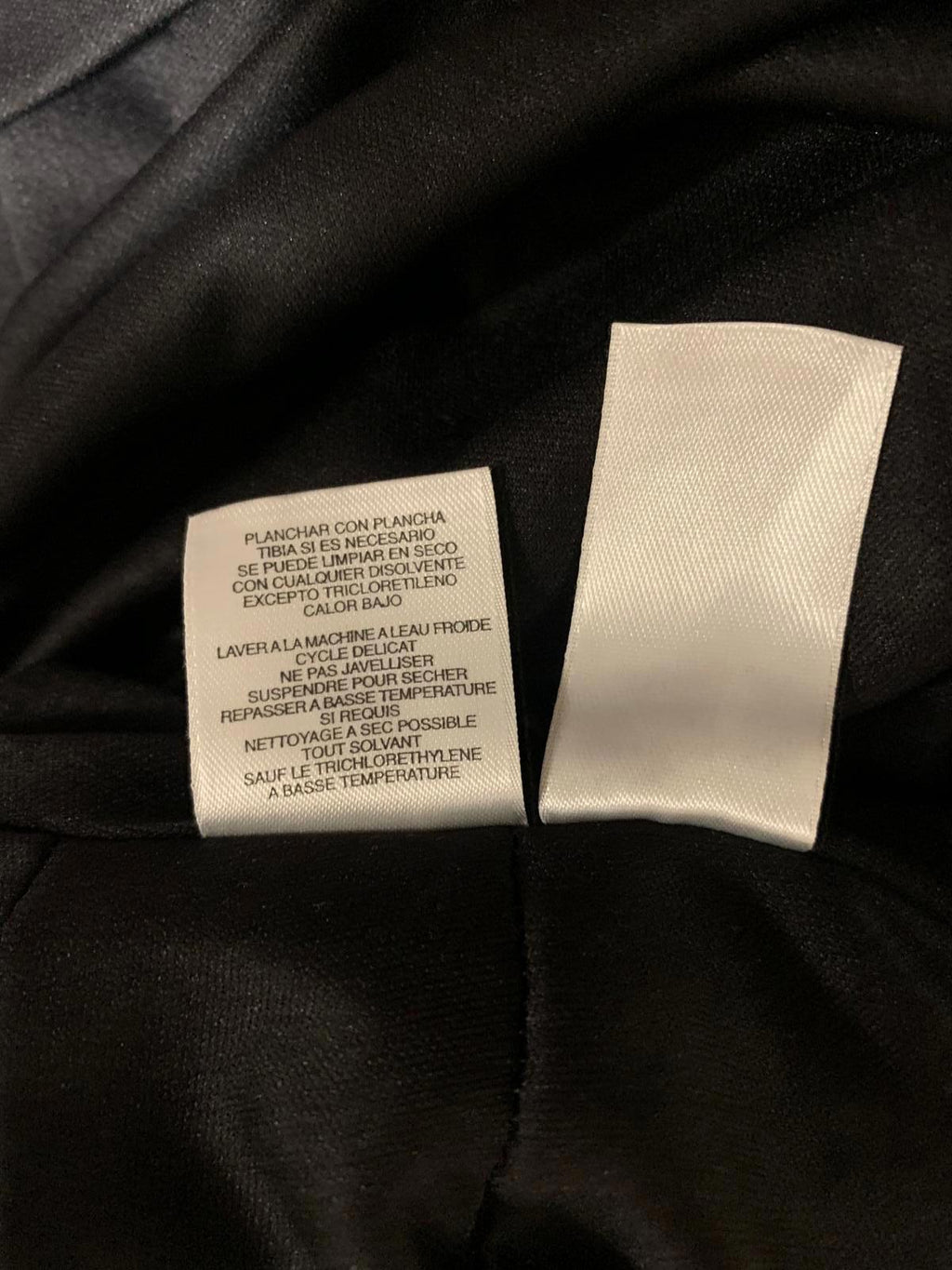 Jones New York Women's Size 18W Black Long  V-Necks Sleeve Dress Formal