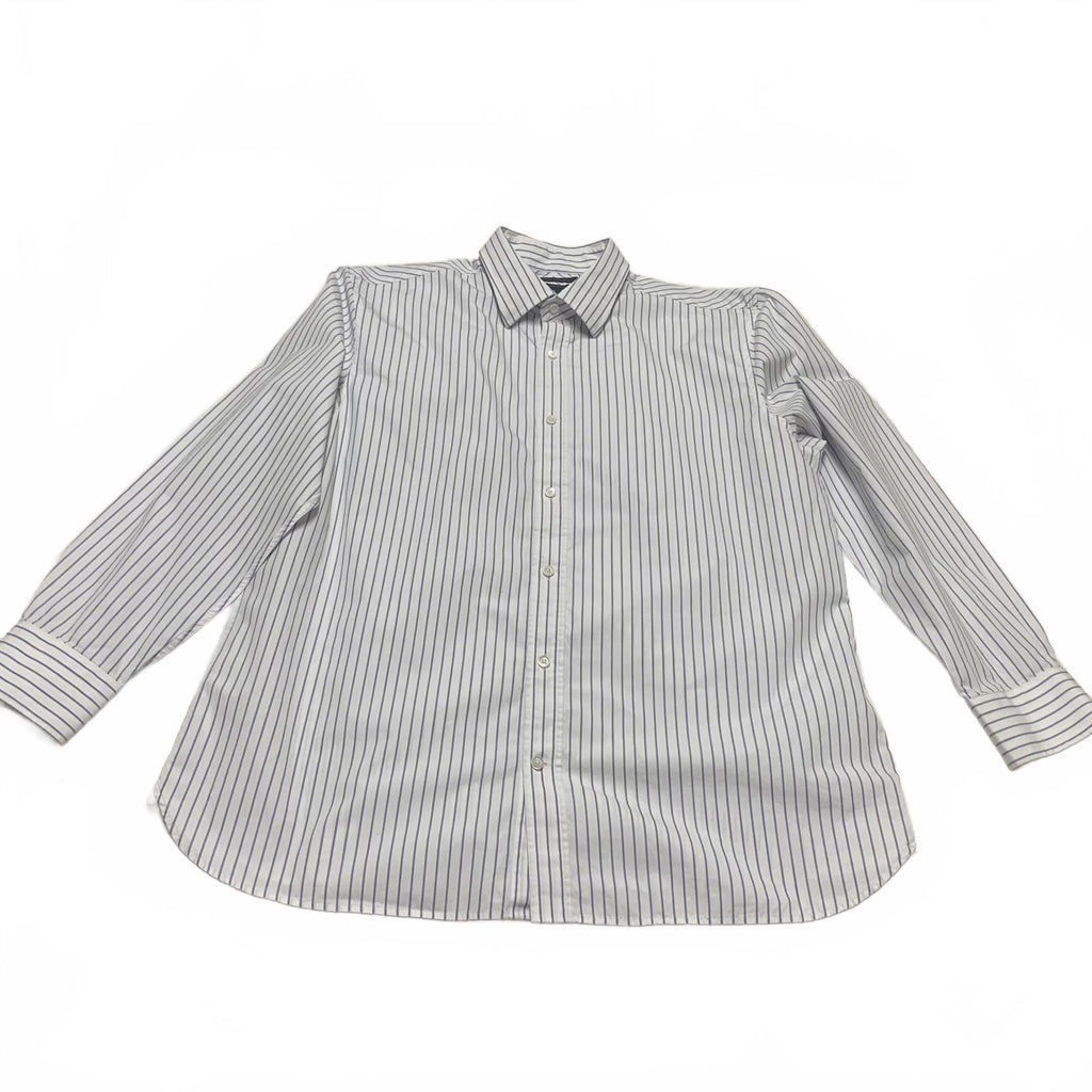 Camisa Banana Republic de rayas blancas y azules, ajustada, talla XL para hombre