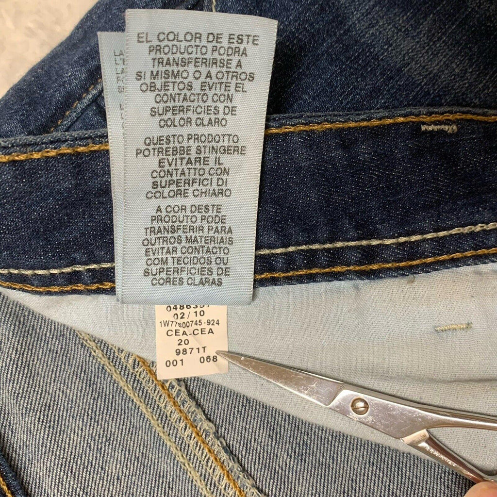 Tommy Hilfiger Jeans para mujer talla 20 azul Hope Slim Cropped