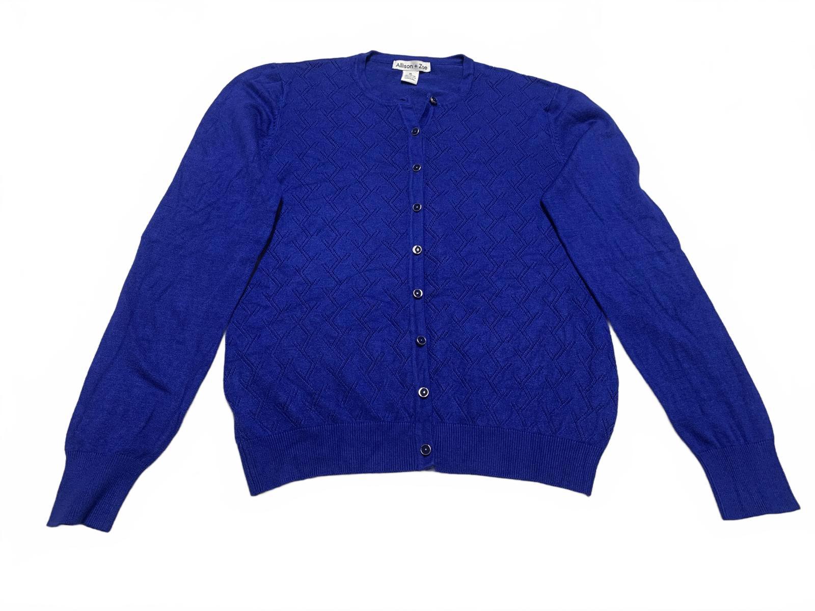 Cárdigan azul Allison + Zoe para mujer talla XL