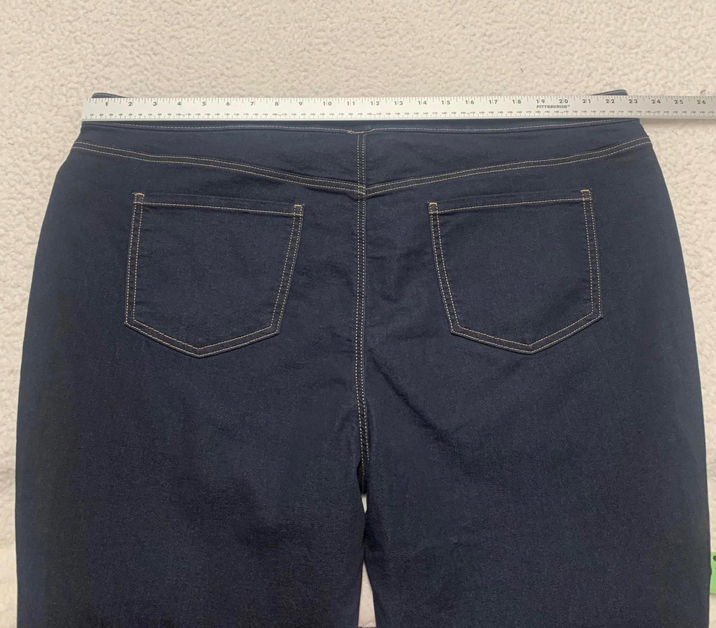 Leggings vaqueros azules Simply Vera Vera Wang para mujer talla 3X 46 x 27